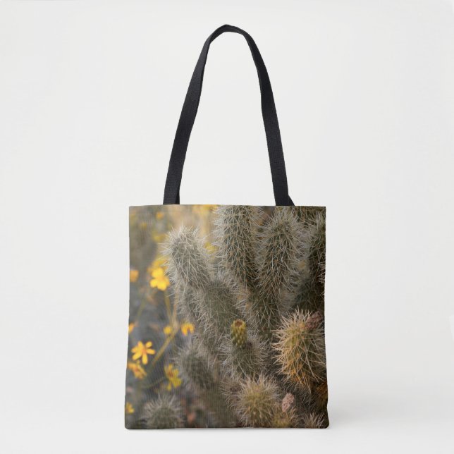 Cactus och Wildblommor Tygkasse (Framsida)
