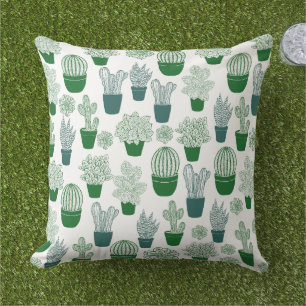 Cactus ökcacti Plant modern Mönster Kudde
