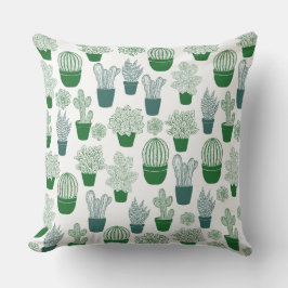 Cactus ökcacti Plant modern Mönster Kudde