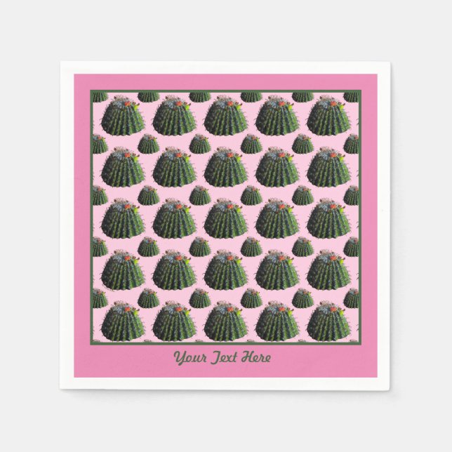Cactus Pappra Napkins Pappersservett (Framsidan)