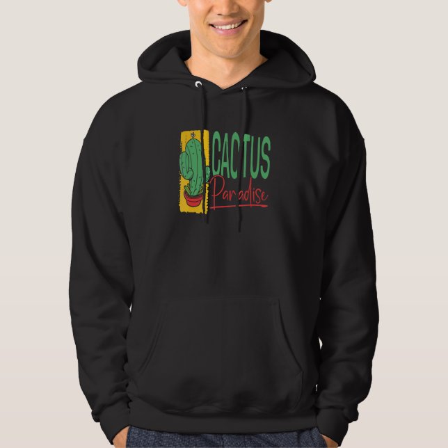 Cactus Paradise  Succulant Plants Garden Gardening Hoodie (Framsida)