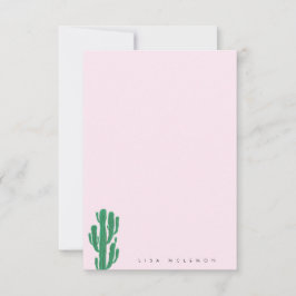 CACTUS Personlig Stationery Note-kort Tack Kort