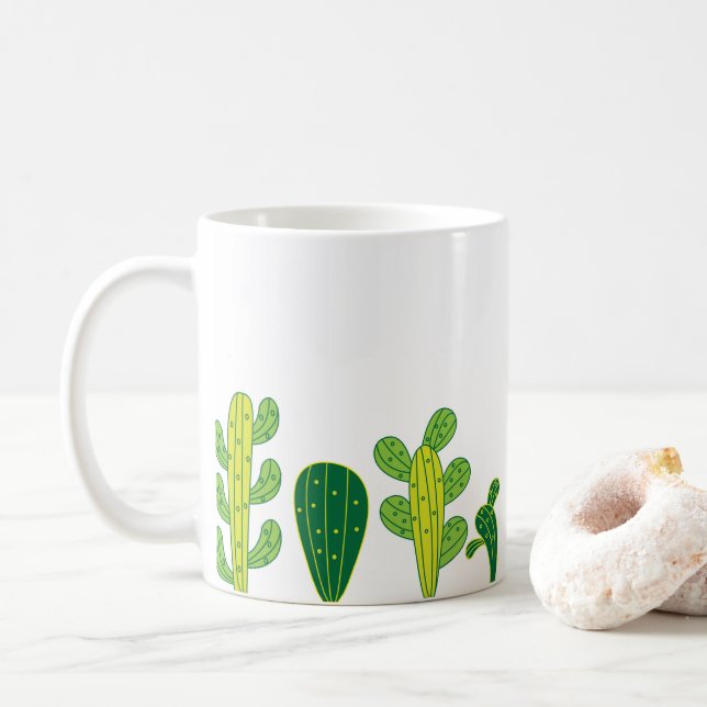 Cactus Plant Älskare Kaffemugg (Med munk)