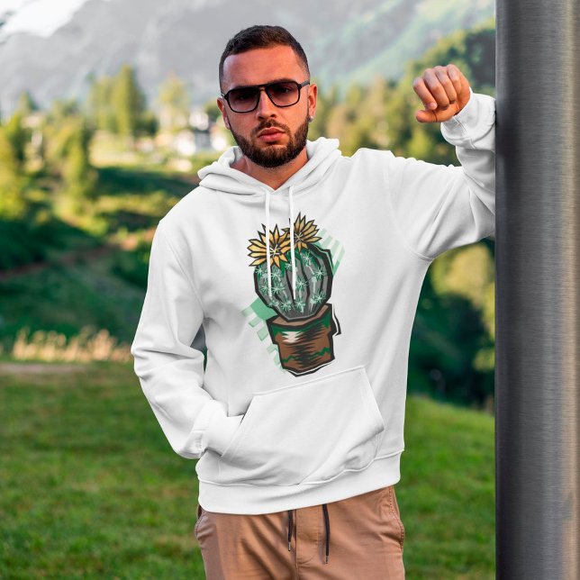 Cactus Plant i A Pot Hoodie (Skapare uppladdad)
