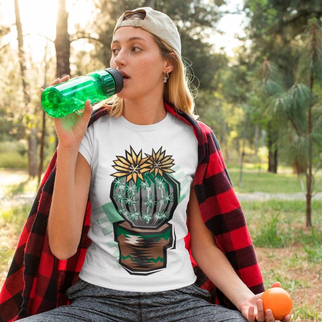 Cactus Plant i A Pot T Shirt (Skapare uppladdad)