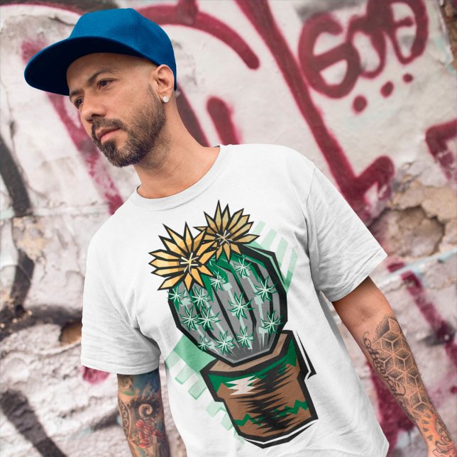 Cactus Plant i A Pot T Shirt (Skapare uppladdad)