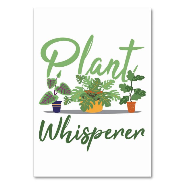 Cactus Plant Whisperer Bordsnummer (Framsidan)
