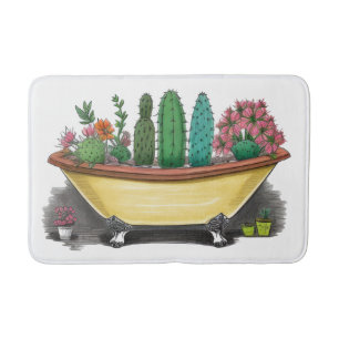 Cactus Plants Badrumsmatta