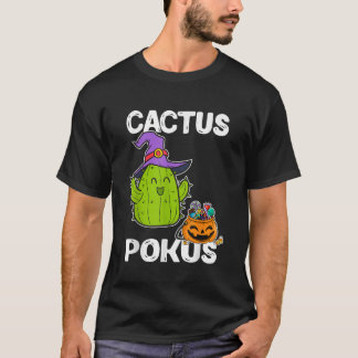 Cactus Pokus Halloween Witch Pumpkin Cute Cactus C T Shirt