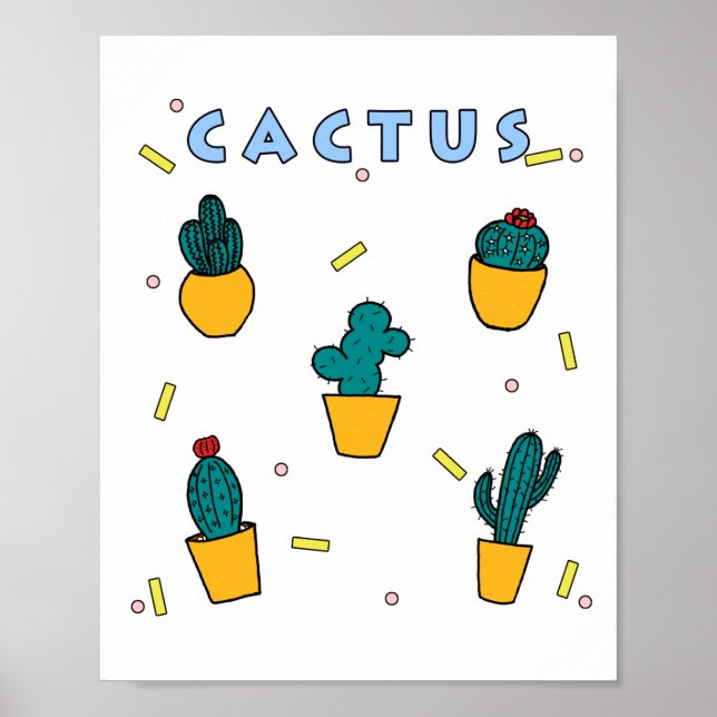 Cactus Poster (Framsidan)