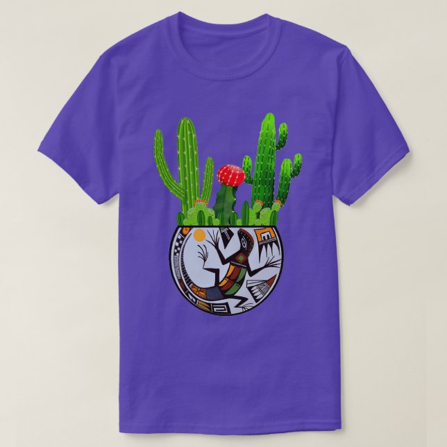 Cactus Pottery T Shirt (Design framsida)