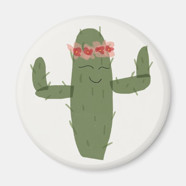 Cactus princess magnet (Framsidan)