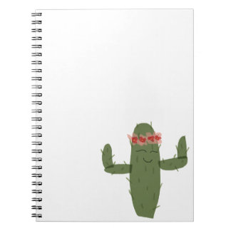 Cactus princess notebook anteckningsbok med spiral