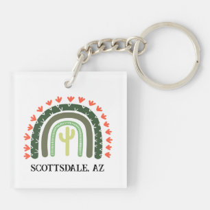 Cactus Rainbow anpassningsbar text Modern Desert