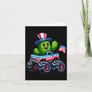 Cactus Riding Monster Truck 4:e Juli Kort