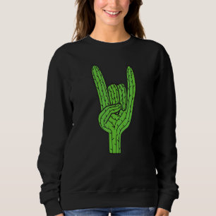 Cactus Rock and roll Hand Desert Plant Cacti Succu T Shirt