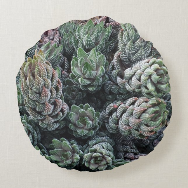Cactus Round Pillow Rund Kudde (Baksidan)