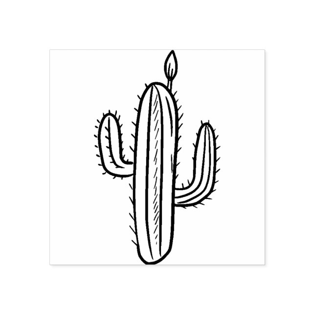 Cactus Scrapbooking Stämpel (Tryck)