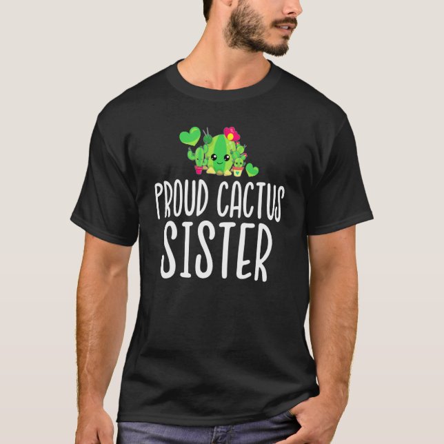 Cactus Sister T Shirt (Framsida)