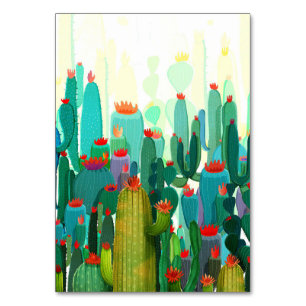 Cactus Skriv ut En hel del aktuarier Bordsnummer