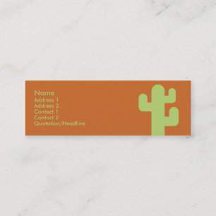 Cactus - Smala Mini Visitkort