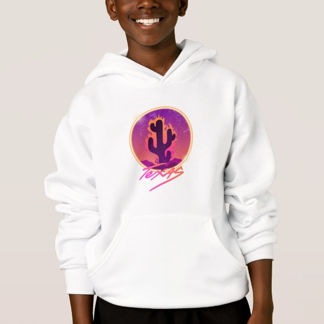 CACTUS SOLNEDGÅNG NEON T SHIRT (Framsida)