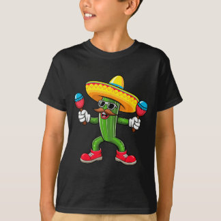 Cactus Sombrero Cinco De Mayo Mexican Cactus Party T Shirt