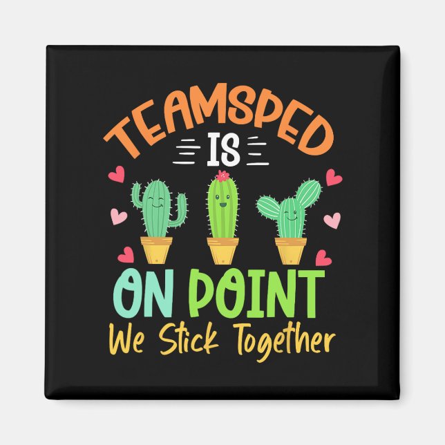 Cactus Sped Squad Team Sped är på plats. Magnet (Framsidan)