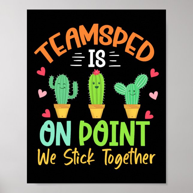 Cactus Sped Squad Team Sped är på plats. Poster (Framsidan)