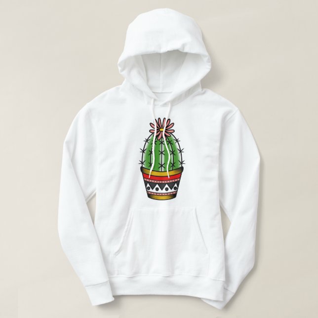 Cactus Sticker Hoodie (Design framsida)