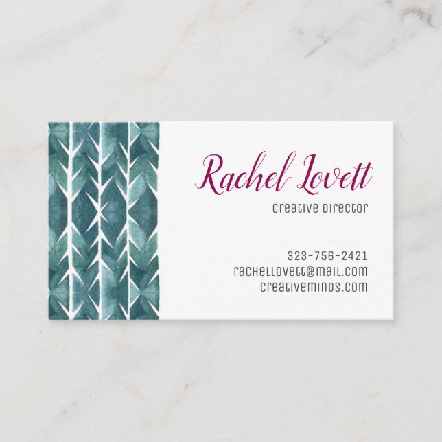 Cactus Struktur Visitkort (Framsida)