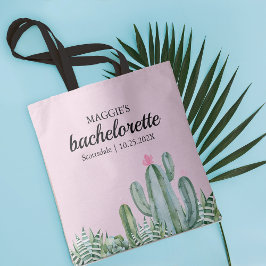Cactus Succulent Flower Bachelorette Favor Tygkasse