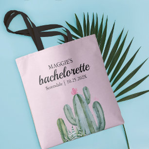 Cactus Succulent Flower Bachelorette Favor Tygkasse