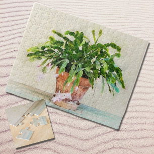 Cactus Succulent in Clay Pot Southwest Puzzle Pussel