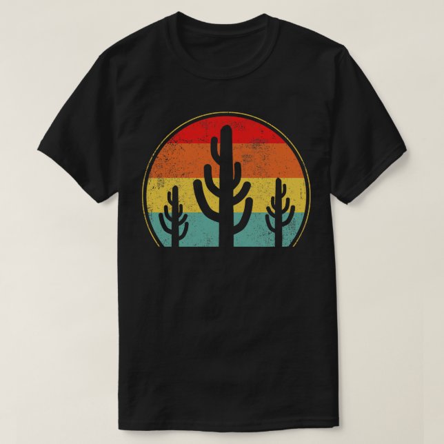 Cactus Succulent Plant T Shirt (Design framsida)