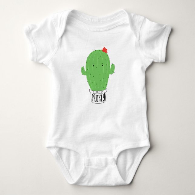 Cactus Succulent Unisex Baby Bodykostym T Shirt (Framsida)