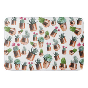 Cactus & Succulents i Ro Guld Pots Badrumsmatta