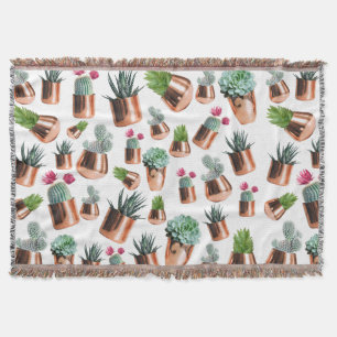 Cactus & Succulents i Ro Guld Pots Filt
