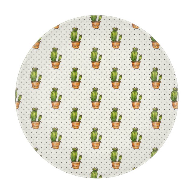 Cactus & Succult Polk Dot Mönster (Framsidan)