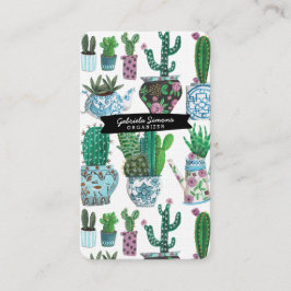 Cactus Sukkulent Mönster | Visitenkort Visitkort