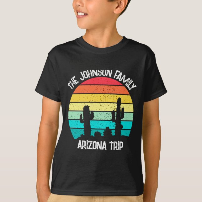 Cactus Sunset Arizona Desert Trip Womens  T Shirt (Framsida)