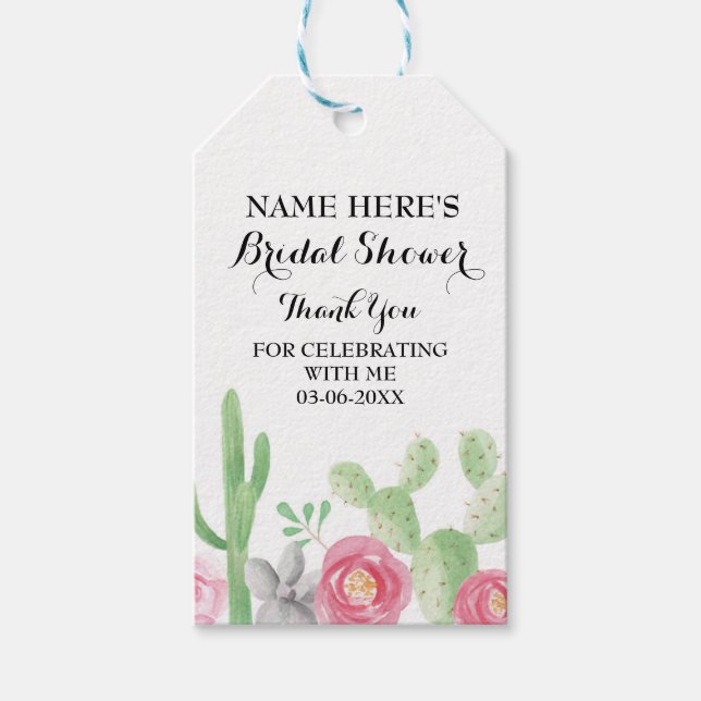 Cactus Tack Märkre Fiesta Mexico Möhippa Presentetikett (Framsidan)