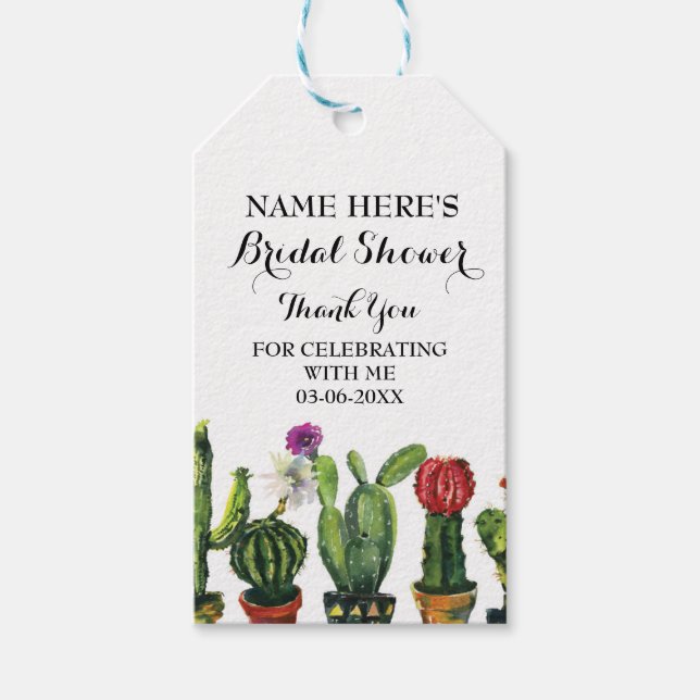 Cactus Tack Märkre Fiesta Mexico Möhippa Presentetikett (Framsidan)