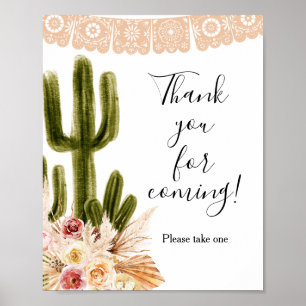 Cactus Taco om Kärlek Tack för att du kom hit Poster