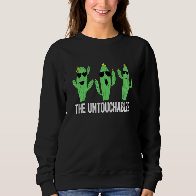 Cactus the Untouchables Coola Succulents Cactus T Shirt (Framsida)