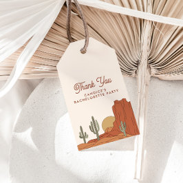 Cactus Thmet Bachelorette-Märkre Presentetikett