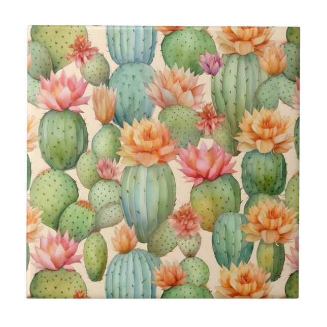 Cactus Tile Kakelplatta (Framsidan)
