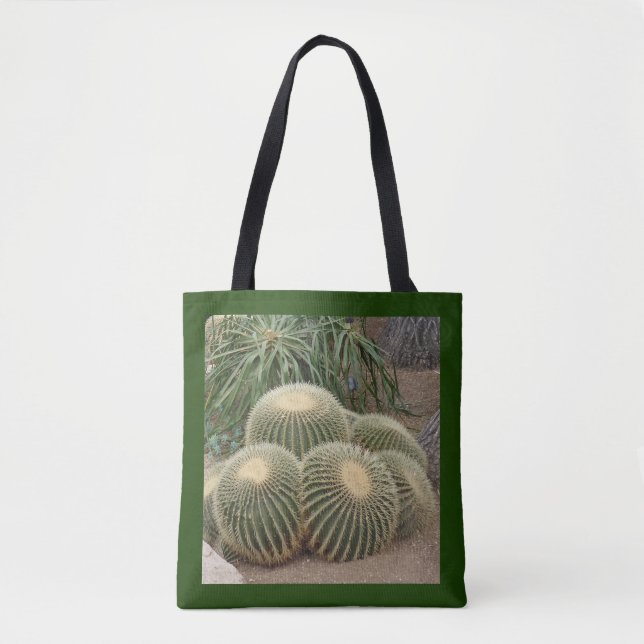 Cactus Tote Bag Tygkasse (Framsida)