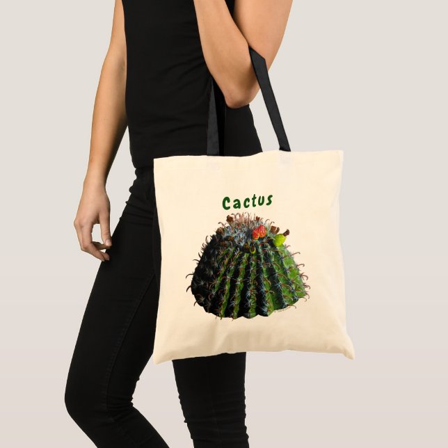 Cactus Tote bags Tygkasse (Framsida (produkt))