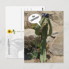 Cactus Turist, säg QUEEESO - vykort